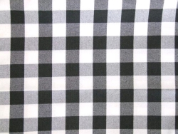 Napkin, Black/White Check