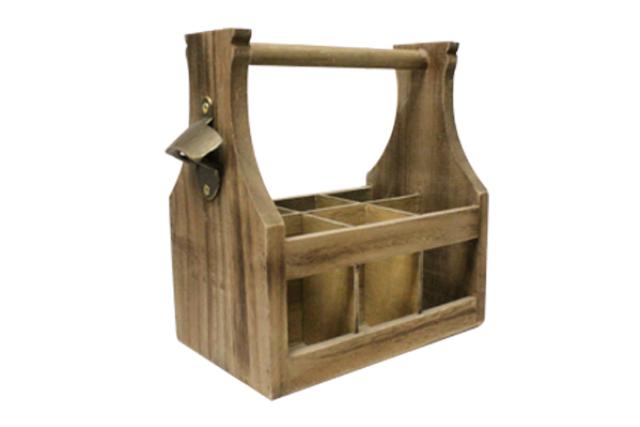 Bottle Caddy, Wooden