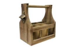 Bottle Caddy, Wooden