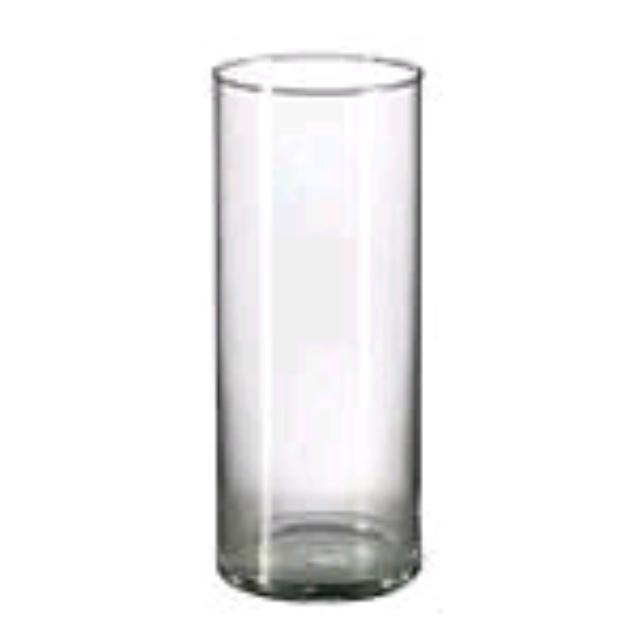 Vase, Cylinder 3.5" X 10.5"