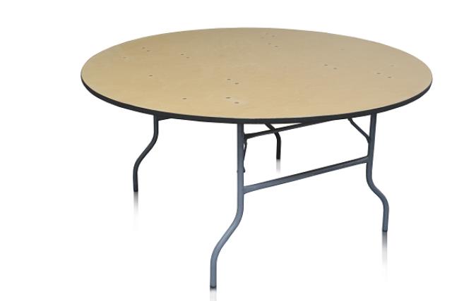 Table, Round 5' Birch
