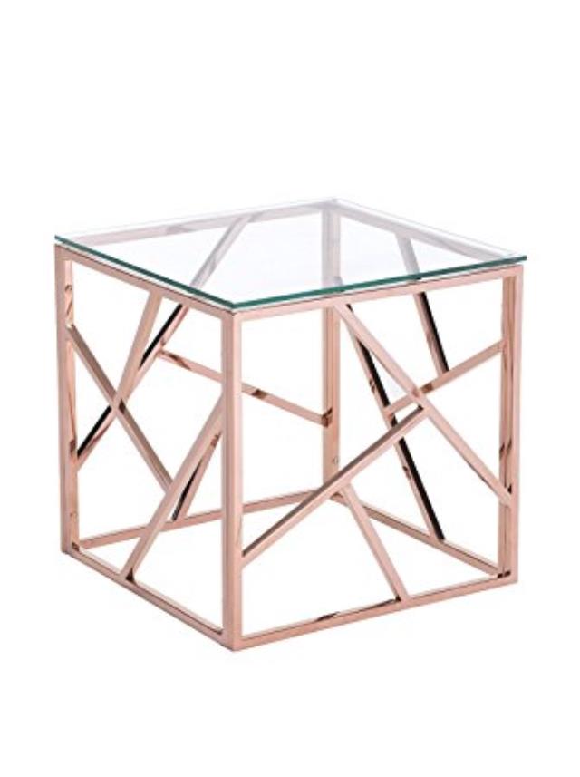 Side Table, Rose Gold k2