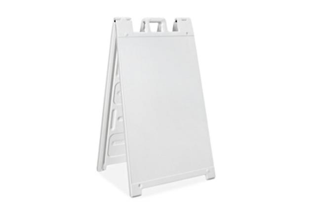 Sign Holder, Sandwich Board (White)