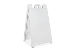 Sign Holder, Sandwich Board (White)