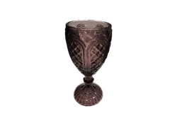 Glass, Goblet 11 Oz Amethyst Vintage