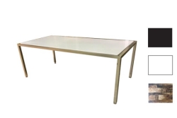 Coffee Table, Industrial Metal/Plexi
