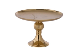Cake Stand, 13.5" Venetucci Gold