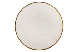 Charger Plate, 13" Glass White Laurel