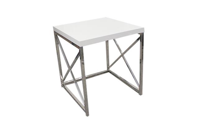 Side Table, Monarch (Sm) White