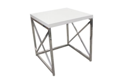 Side Table, Monarch (Lg) White
