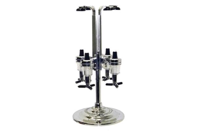 Liquor Dispenser, 4 Bottle (Rotating)