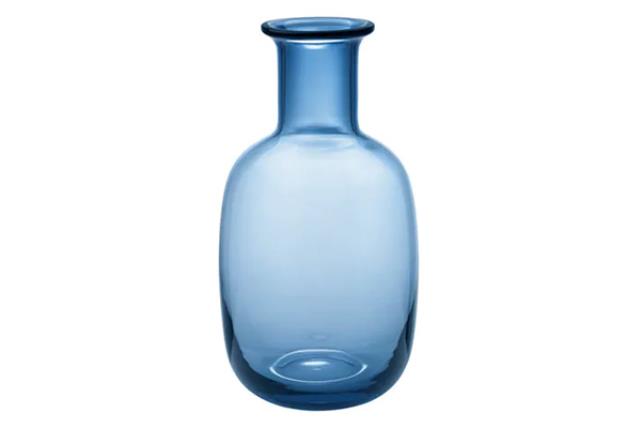 Vase, Blue 8" Carafe