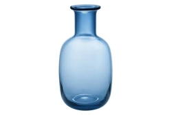 Vase, Blue 8" Carafe