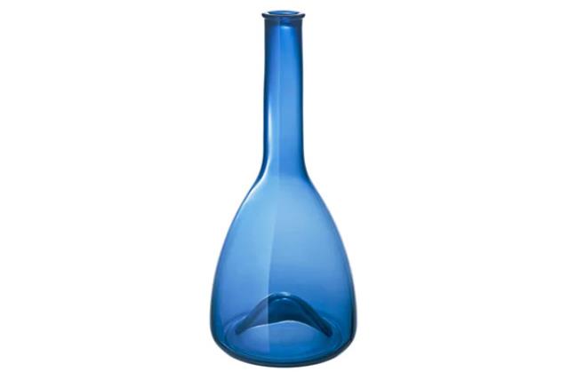 Vase, Blue 12.75" Carafe