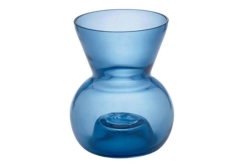 Vase, Blue 5" Tealight