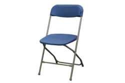 Chair, Folding Royal Blue