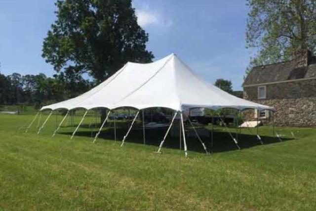 Tent, 30' X 60' Pole White
