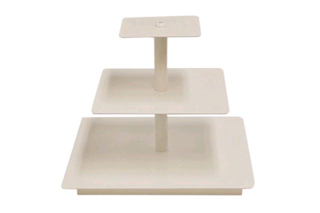 Cupcake Stand, White Square (Mini)