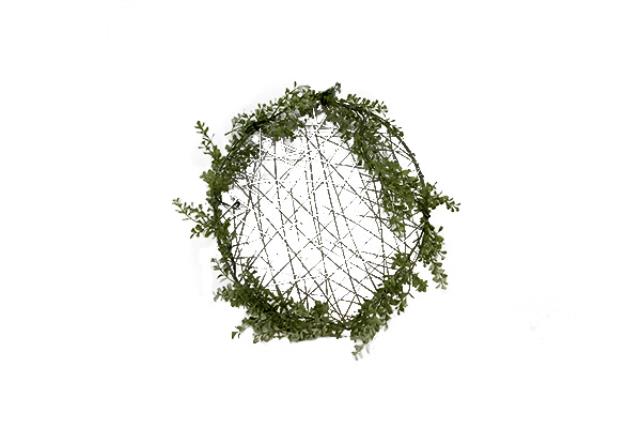Greenery W/ Wire Hoop Small