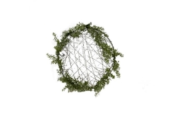 Greenery W/ Wire Hoop Small