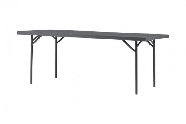 Table, Banquet 8'x30" D.grey Plastic