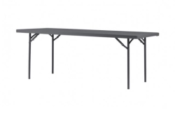 Table, Banquet 8'x30" D.grey Plastic