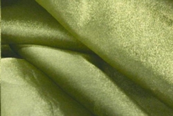 Tie, Sage Organza (Square Ends)