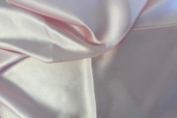 Tie, Light Pink Satin (Square Ends)