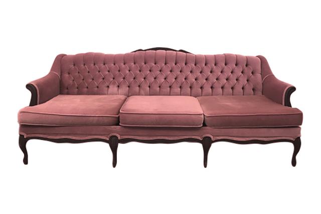 Sofa, Vintage Pink