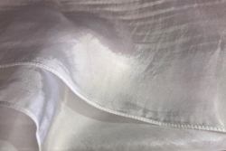 Tie, White Crinkle