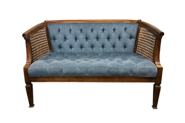 Love Seat, Vintage Blue