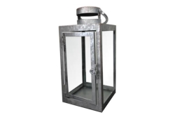 Lantern, Galvanized 10.5"