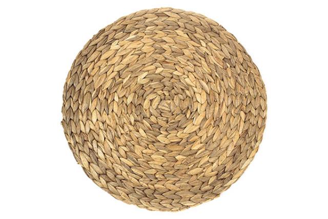 Placemat, Water Hyacinth Rnd 15"