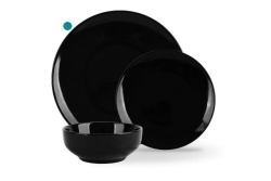 Modern Black, Dinner Plate 10"