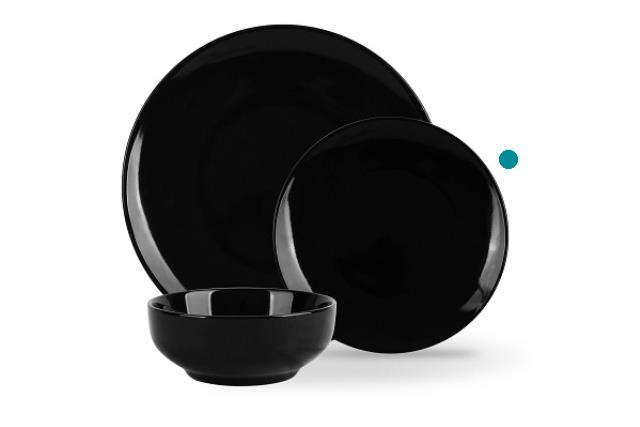 Modern Black, Salad/Dessert Plate 4.75"