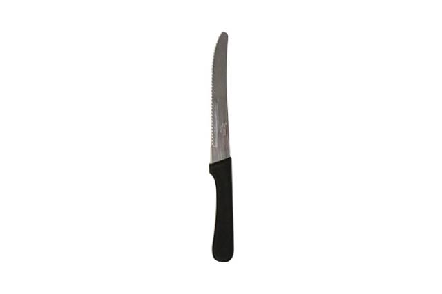 Steak Knife, Round (Black)