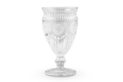 Glass, Goblet 12.5 Oz Clear Vintage