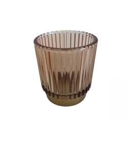 Votive, Amber and Gold 3"