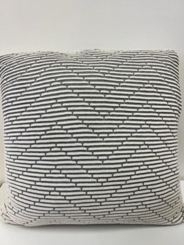 Pillow, Grey Zig Zag
