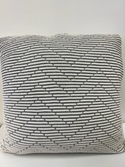 Pillow, Grey Zig Zag