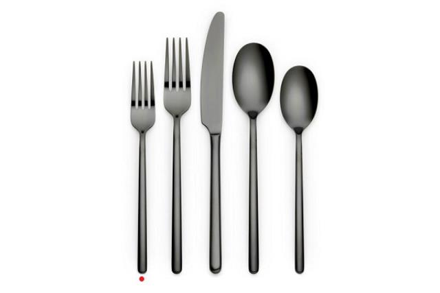 Jayden Matte Black, Salad/Dessert Fork