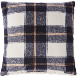 Pillow, Sherpa Blue Plaid