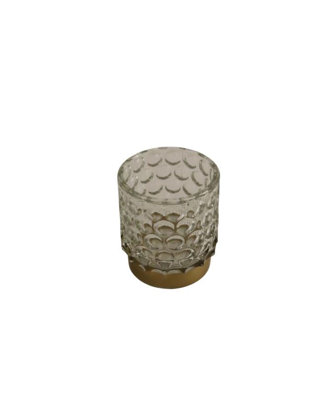 Candleholder, Clear Bubble
