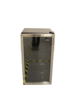 Fridge, 3.3 Cubic Feet Stainless Steel