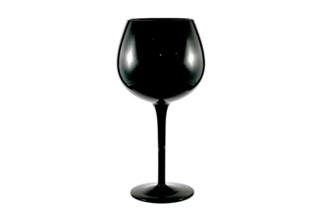 Glass, Black Goblet
