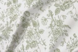 120" Rnd Sage French Floral