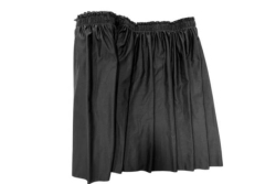 Stage Skirt, 24"h X 12'l Black Premier