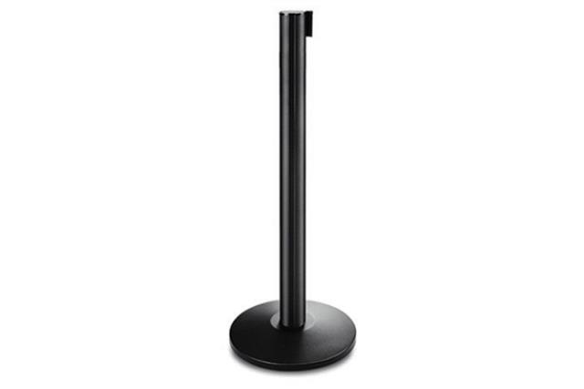Stanchion, Black 6' Tape Top