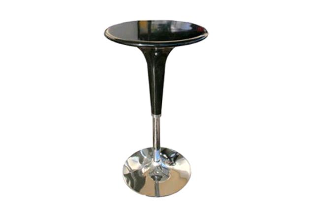 Table, Rnd Black Gelato Adjustable