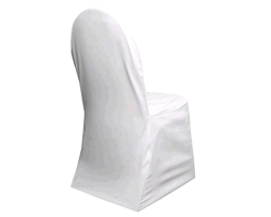 Chair Cvr, White Banquet